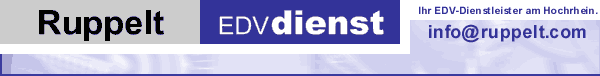 Ruppelt EDVdienst - Ihr EDV-Dienstleister am Hochrhein.